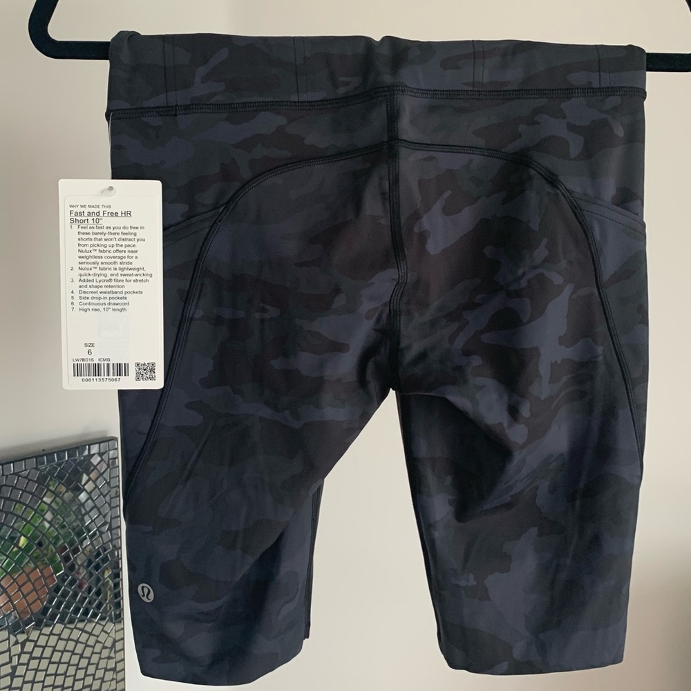 *BRAND NEW* Lululemon Fast and Free Biker Shorts